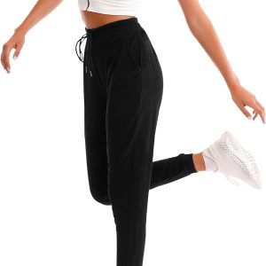 Women’s Running Pants with Pockets – Athletic Workout Leggings