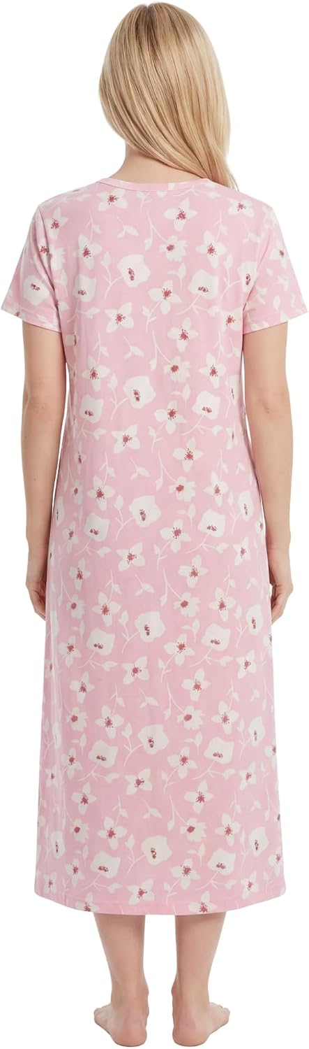 Organic Cotton Women’s Full-Length Nightdress - Image 4
