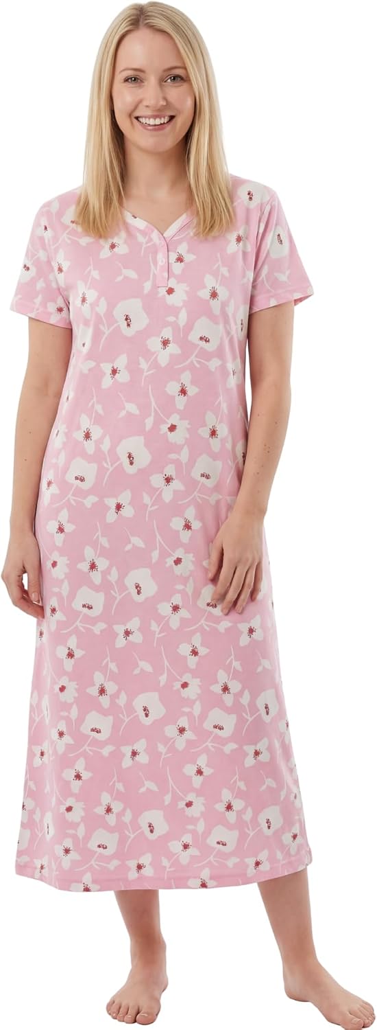 Organic Cotton Women’s Full-Length Nightdress - Image 2