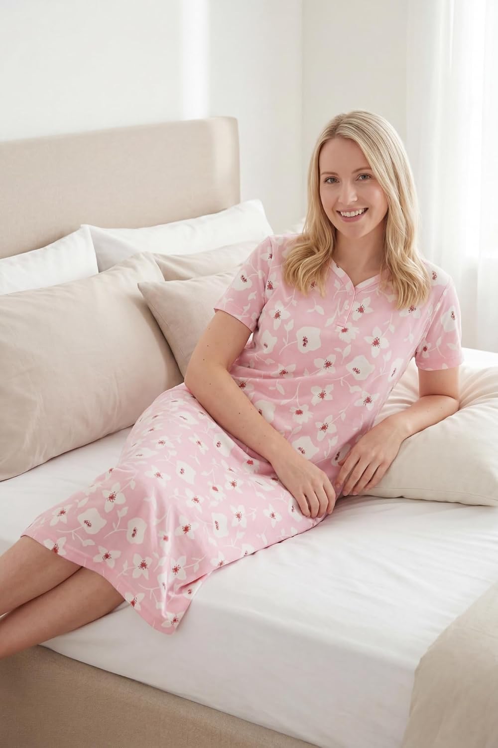 Organic Cotton Women’s Full-Length Nightdress - Image 5