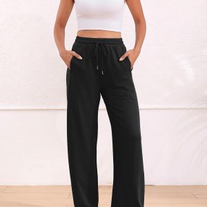 Men’s Cotton Drawstring Joggers with Pockets