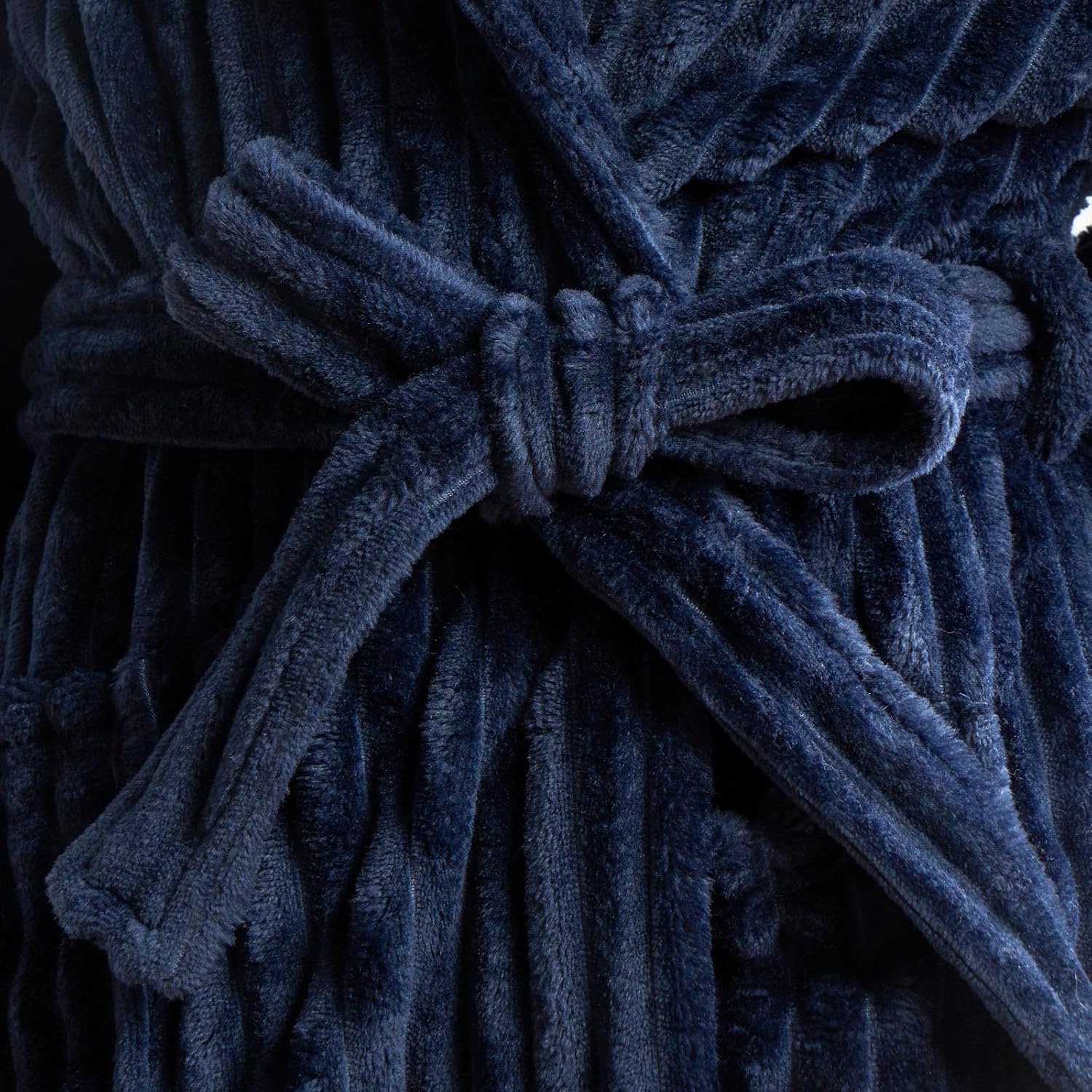 Ribbed Fleece Dressing Gown Women’s Winter Loungewear - Image 8