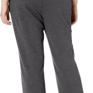 Women’s Drawstring Fleece Straight-Leg Sweatpants – Plus Size Available